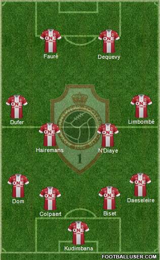 R Antwerp FC Formation 2016