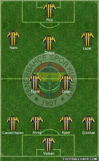 Fenerbahçe SK Formation 2016