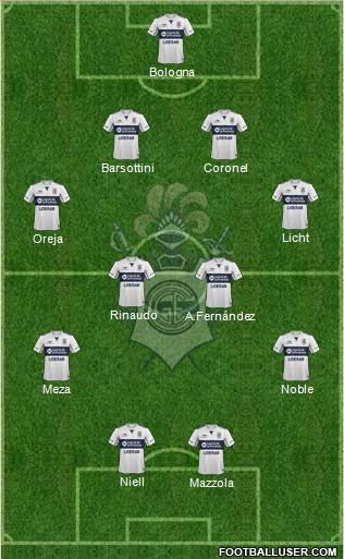 Gimnasia y Esgrima de La Plata Formation 2016