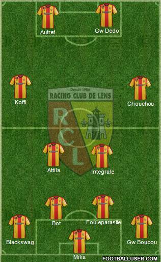 Racing Club de Lens Formation 2016