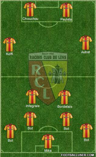 Racing Club de Lens Formation 2016