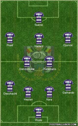 RSC Anderlecht Formation 2016