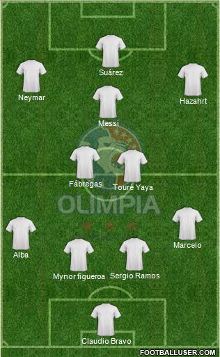 CD Olimpia Formation 2016