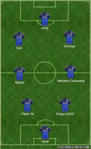 Cardiff City Formation 2016