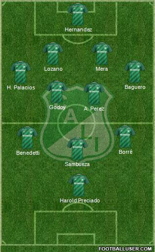 AC Deportivo Cali Formation 2016