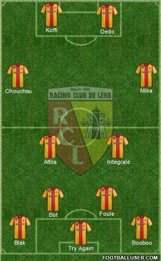 Racing Club de Lens Formation 2016