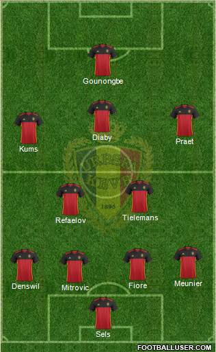 Belgium Formation 2016