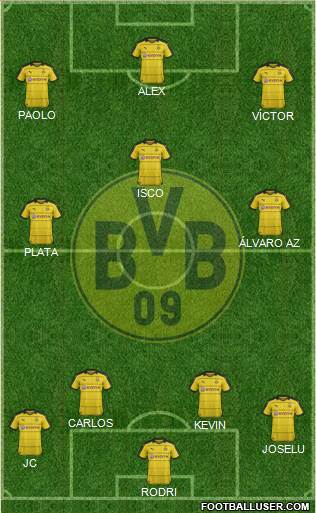 Borussia Dortmund Formation 2016