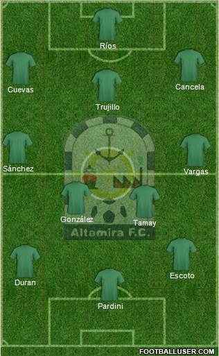 Club Altamira F.C. Formation 2016