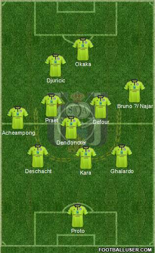 RSC Anderlecht Formation 2016