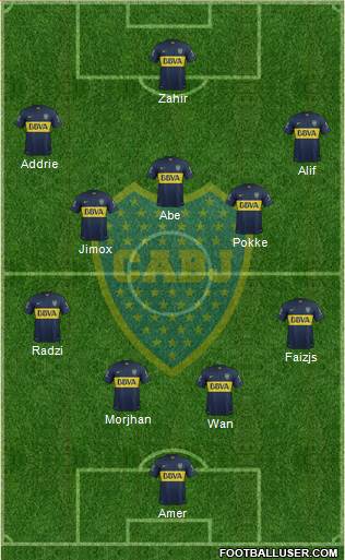 Boca Juniors Formation 2016