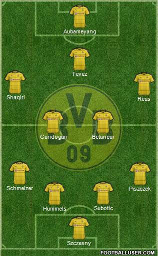 Borussia Dortmund Formation 2016