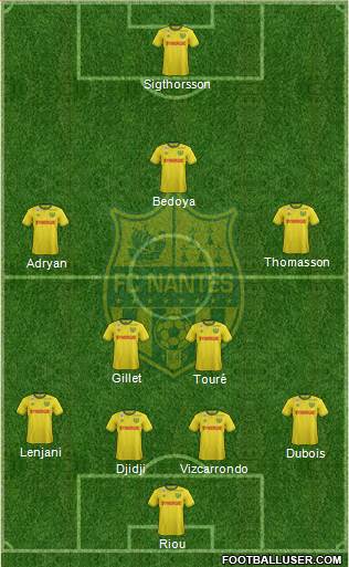 FC Nantes Formation 2016