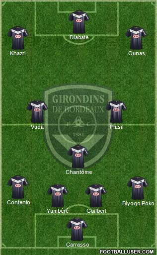 FC Girondins de Bordeaux Formation 2016