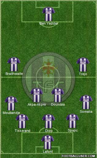 Toulouse Football Club Formation 2016