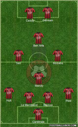 OGC Nice Côte d'Azur Formation 2016