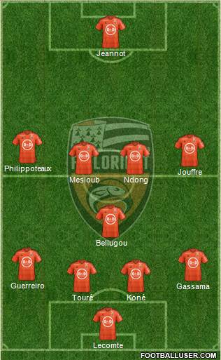 FC Lorient Bretagne Sud Formation 2016