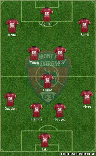 Clermont Foot Auvergne 63 Formation 2016