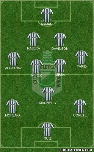 CDC Atlético Nacional Formation 2016