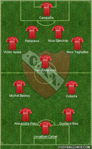 Independiente Formation 2016