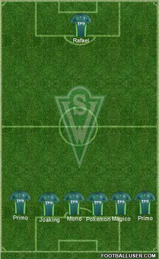 CD Santiago Wanderers S.A.D.P. Formation 2016