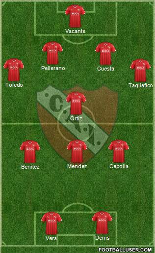 Independiente Formation 2016