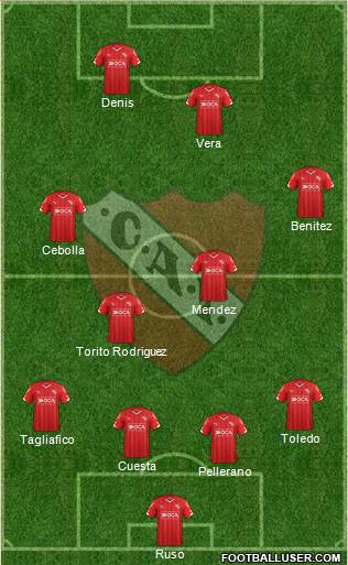 Independiente Formation 2016