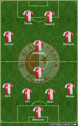 Slavia Prague Formation 2016