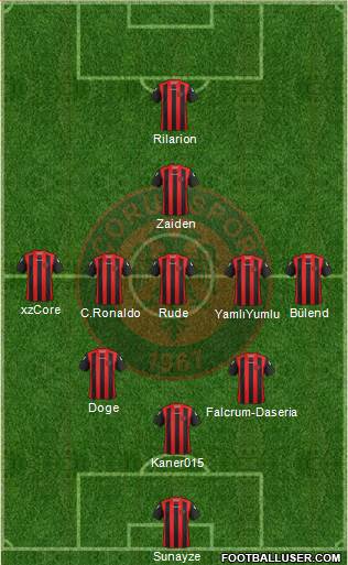 Çorumspor Formation 2016