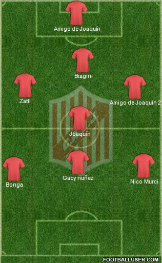 9 de Julio Formation 2016