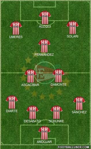 Estudiantes de La Plata Formation 2016