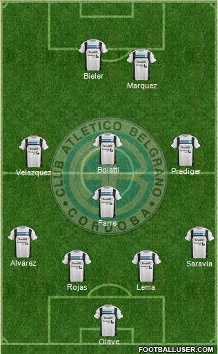 Belgrano de Córdoba Formation 2016
