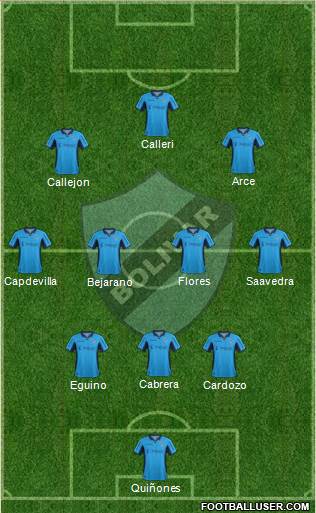 C Bolívar football formation