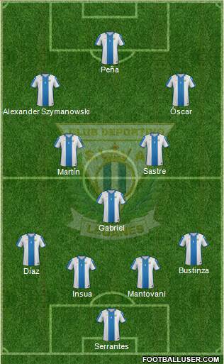 C.D. Leganés S.A.D. Formation 2016