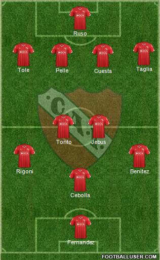 Independiente Formation 2016