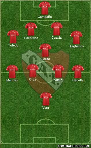 Independiente Formation 2016