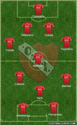 Independiente Formation 2016