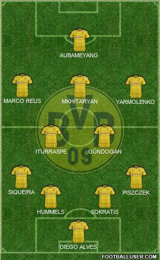 Borussia Dortmund Formation 2016