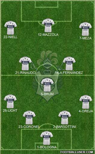 Gimnasia y Esgrima de La Plata Formation 2016