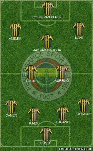 Fenerbahçe SK Formation 2016