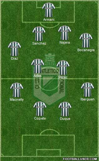 CDC Atlético Nacional Formation 2016