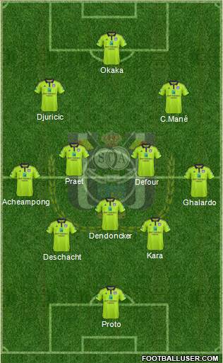 RSC Anderlecht Formation 2016