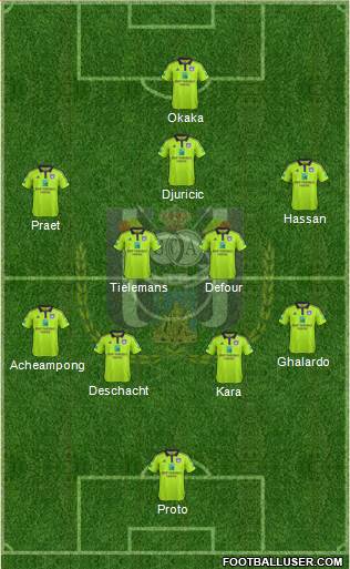 RSC Anderlecht Formation 2016