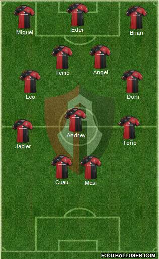 Club Deportivo Atlas Formation 2016