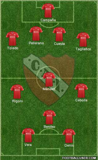 Independiente Formation 2016