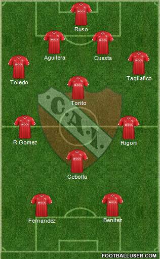 Independiente Formation 2016