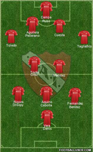 Independiente Formation 2016