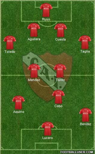 Independiente Formation 2016
