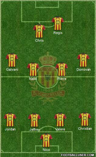Yellow Red KV Mechelen Formation 2016