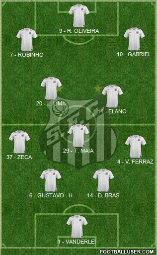 Santos FC Formation 2016